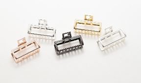 Краб маленький прямоугольник металл 4 см Корея купить недорого в интернет магазине Beauty Prof с доставкой по Хабаровску и регионам России